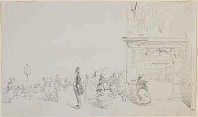 The Esplanade at Dieppe, 1857 by James Abbott McNeill Whistler